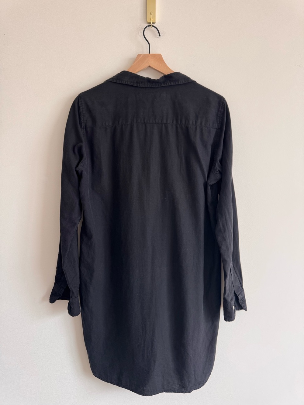 Frank & Eileen | 100% Italian Cotton Grayson Button-Down Shirt in Black ~ Large - Picture 8 of 8